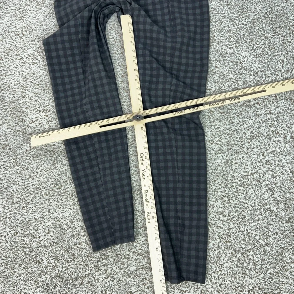 Lululemon Pants Womens 8 Gray Check High‎ Rise Here to There Crop Career Office